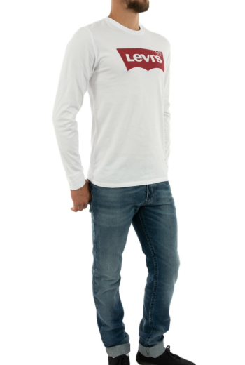 tee shirt manches longues levi's® 36015 graphic b blanc