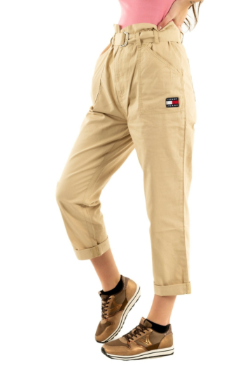 pantalons tommy jeans dw0dw12156 acm savannah sand