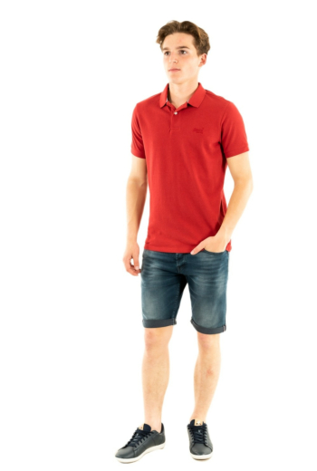 polos superdry m1110247b rouge