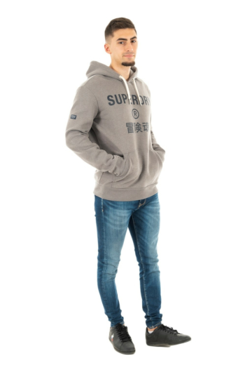 sweat superdry m2011828a us0 charcoal grey marl