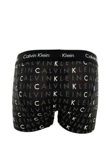 Calecons et slips calvin klein jeans 3p low rise trunk yks black/grey heather/subdued logo