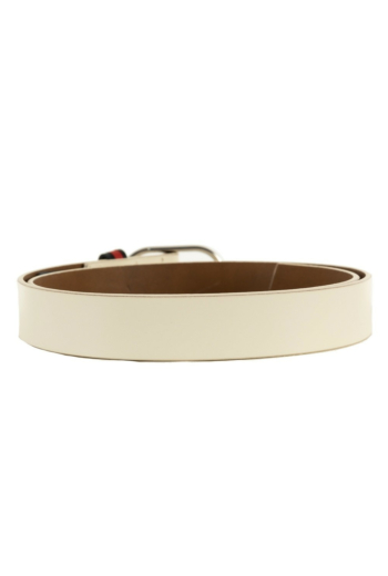 ceinture tommy jeans oval ybh ancient white