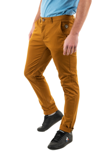 pantalons benson and cherry classic tabac