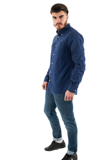 chemise barbour nelson tailored in32 indigo