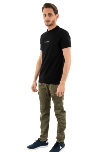 Tee shirt fred perry embroidered 102 black