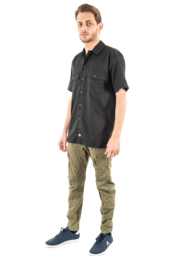 Chemise manches courtes dickies work rec blk1 black