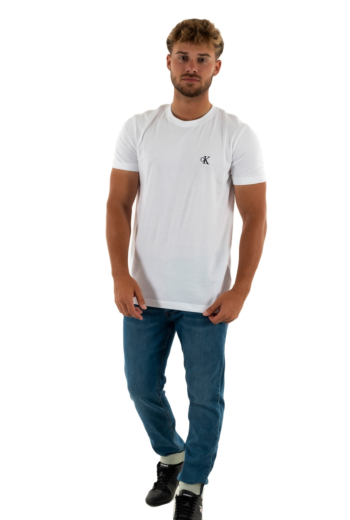 Tee shirt calvin klein jeans essential slim yaf bright white