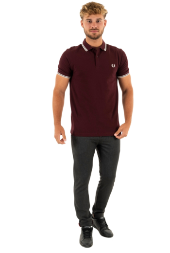 Polos fred perry mm3600 597 oxblood