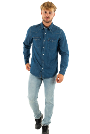 Chemise jeans levi's® barstow western 0041 lower haight