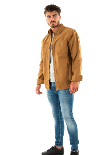 chemise dickies duck canvas c411 sw brown