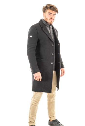 manteaux superdry 2 in 1 wool town 02a black