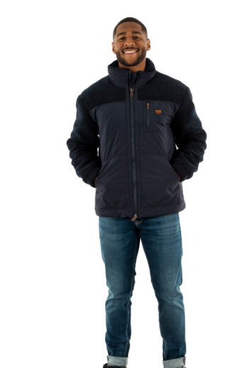 blousons et vestes superdry sherpa workwear 98t eclipse navy