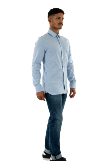Chemise lacoste ch0198 f6z blanc/panorama