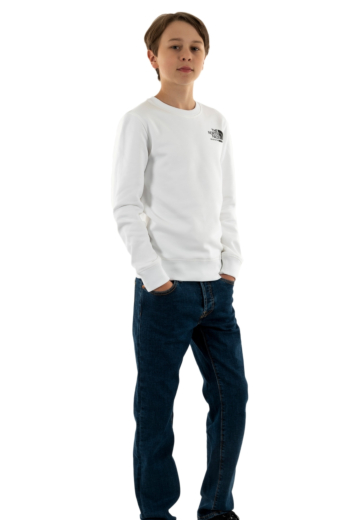 Sweat the north face graphic crew fn41 white