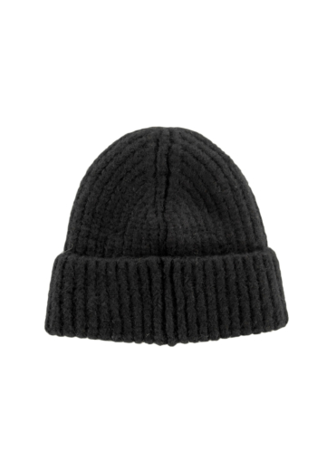 bonnets superdry rib knit 02a black