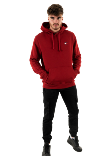 Sweat tommy jeans reg badge xmo magma red