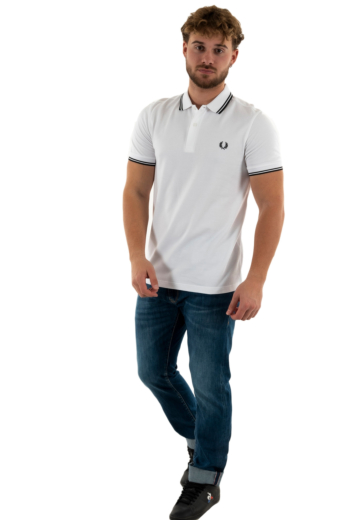 Polos fred perry mm3600 200 white
