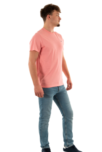 Tee shirt tommy jeans classic jersey tic tickled pink