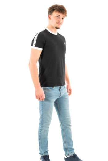 Tee shirt fred perry taped ringer 102 black
