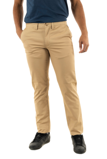 Pantalons superdry slim tapered stretch chino 5ye shaker beige