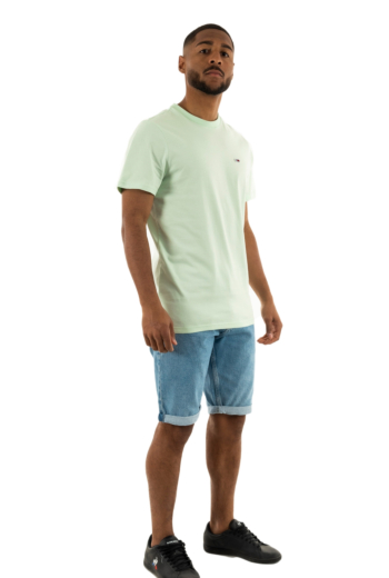Tee shirt tommy jeans classic jersey lxy opal green