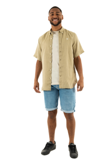 Chemise manches courtes timberland mill brook dh41 lemon pepper