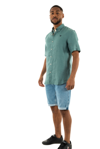 Chemise manches courtes timberland mill brook cl61 sea pine