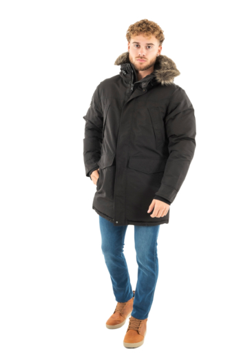 Blousons et vestes superdry everest 12a jet black