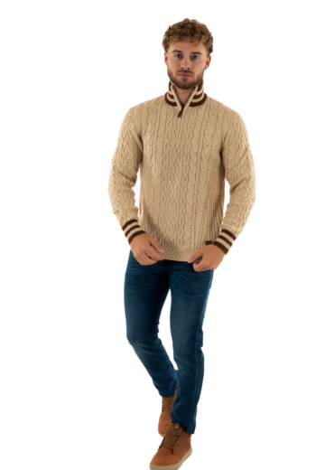 Pull hiver yes zee m848 ha00 0222 beige