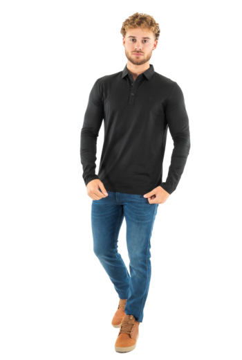 Polos manches longues yes zee t803 sa00 0801 nero