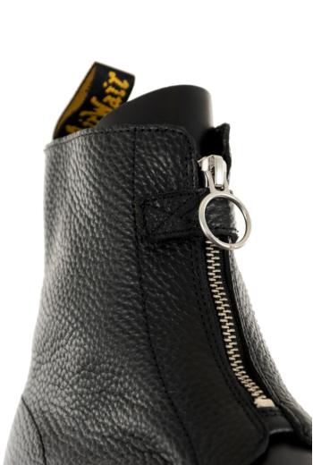 Bottines dr martens 1460 pascal frnt zip black wanama+milled nappa