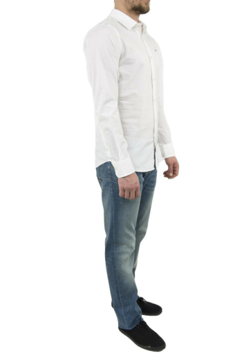 Chemise tommy jeans dm0dm04405 100 classic white