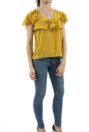 tee shirt molly bracken la233e19 jaune