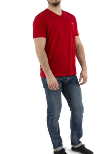 Tee shirt lacoste th6710 240 rouge