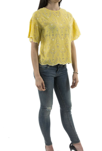 tee shirt Veromoda 10211869 angie jaune