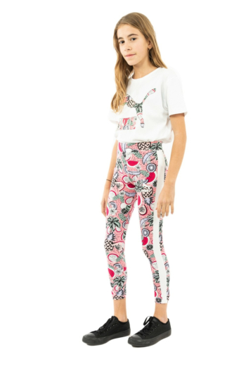 pantalons toile puma 597175 fruit 74 peony