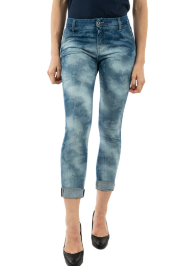 pantalons please p57e 1670 blue denim