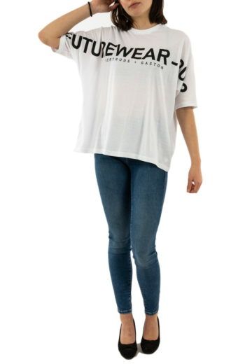 tee shirt gertrude + gaston giulia optic white