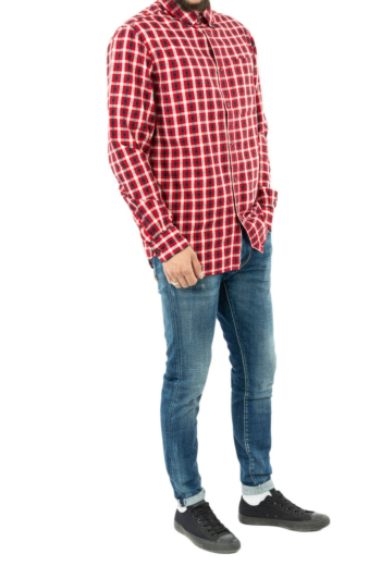 chemise aigle newtroncais rouge signature ch