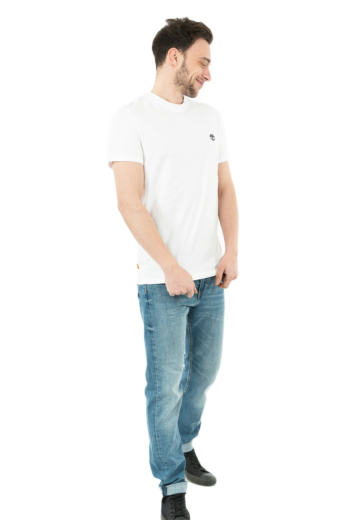 Tee shirt timberland dun-river crew 100 white