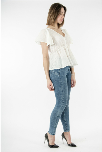 tee shirt molly bracken la623p21 blanc