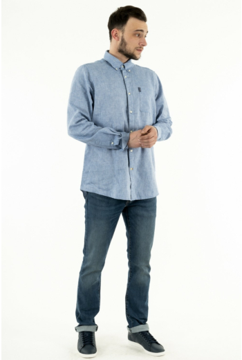 chemise barbour msh4677 bl33 blue