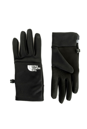 Gants the north face etip recycled hv2 tnf black/tnf white logo