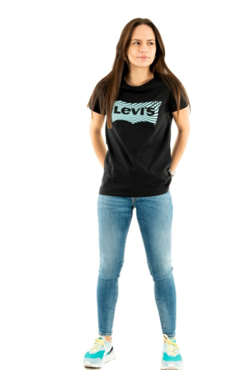 Tee shirt levi's® 17369 the perfect tee 1798 wavy bw fill cavi