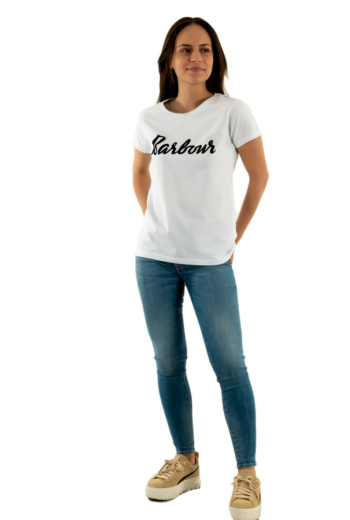 tee shirt barbour rebecca blanc