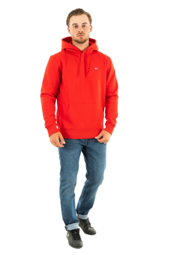 Sweat tommy jeans regular fleece xnl deep crimson