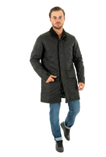 blousons et vestes barbour mac wax sg51 sage/classic