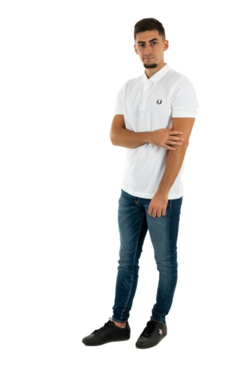 Polos fred perry plain 100 white