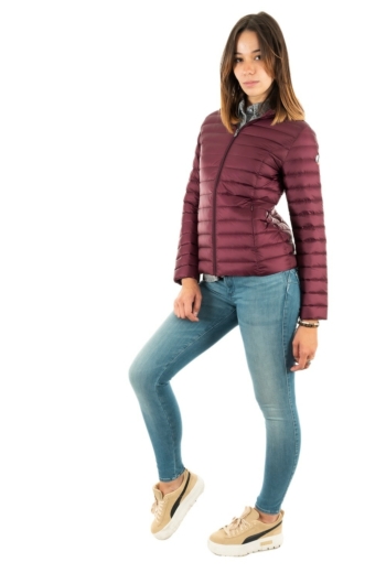 Doudounes jott doudoune cloe ml capuche 461 aubergine