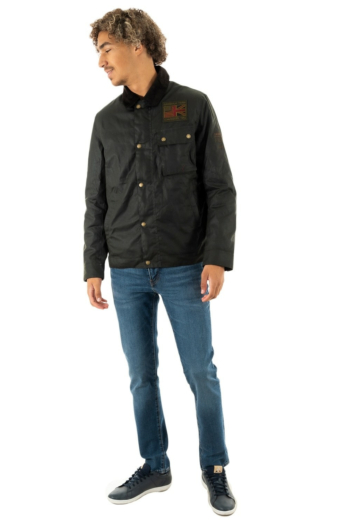 Blousons et vestes barbour intl workers wax sg91 sage